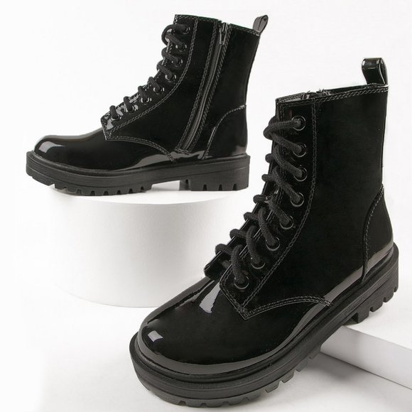 Soda Black Ankle Boots - Picture 8 of 8